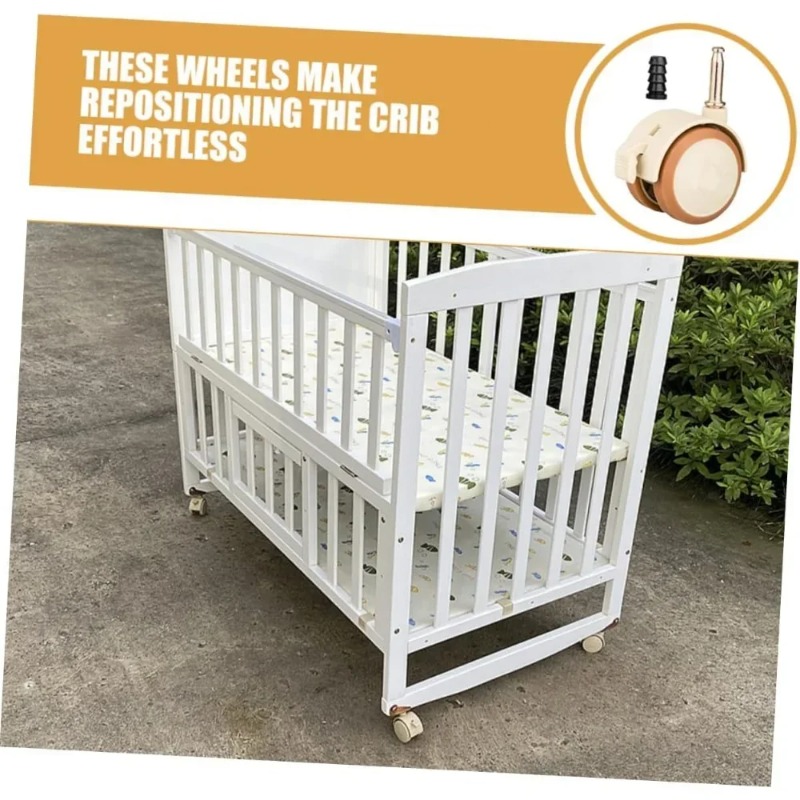2/4/6/8Pcs Swivel Caster Cabin - Baby Nursery Trolley 评论和价格
