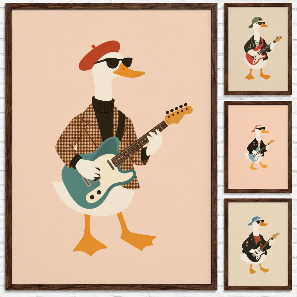 Cool Rocker Duck Wall Art Baby - Baby Nursery Boy 评论和价格