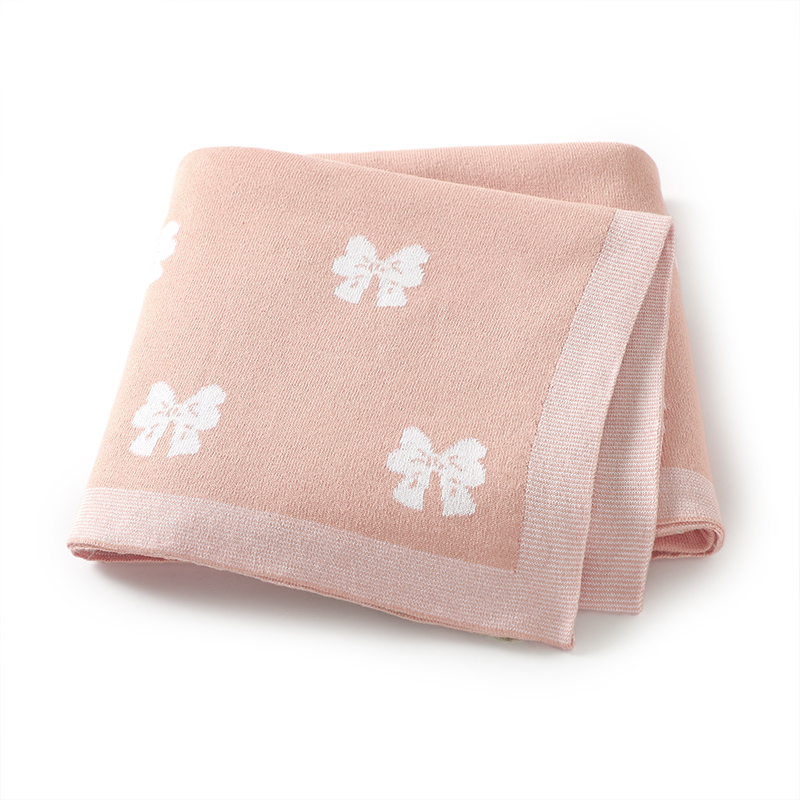 Cotton Baby Blanket Knit Cute  - Baby Nursery Boy 评论和价格