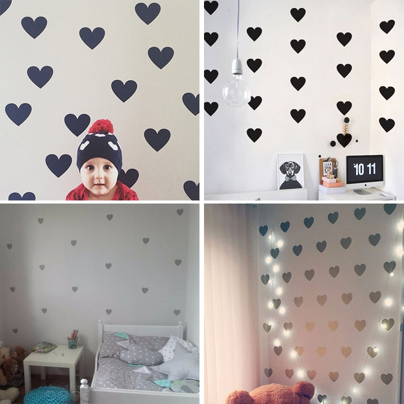 Heart Baby Room Decorative Sti - Baby Girl Nursery Quotes 评论和价格
