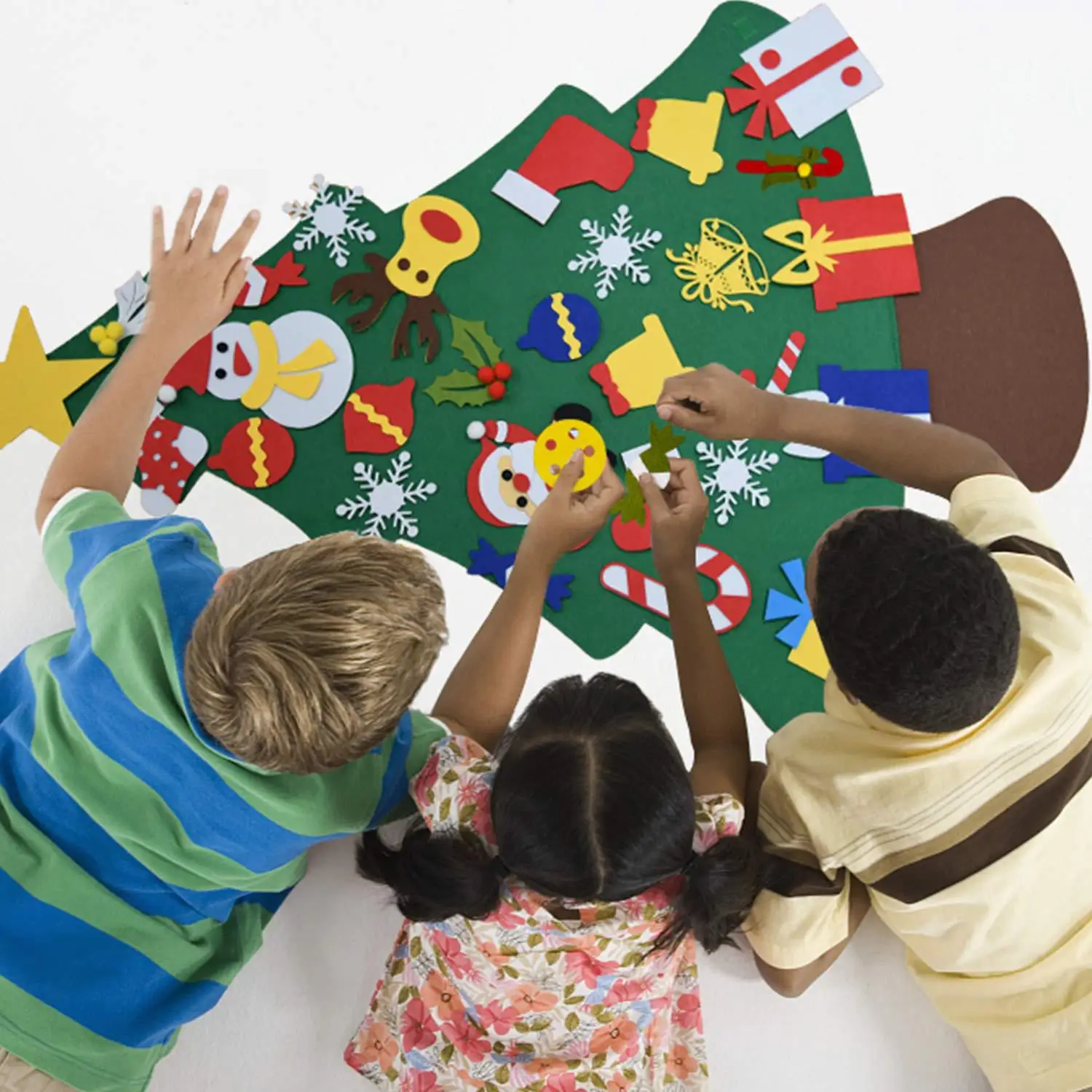 DIY Felt Christmas Tree for To - Baby Nursery Wall Lights 评论和价格