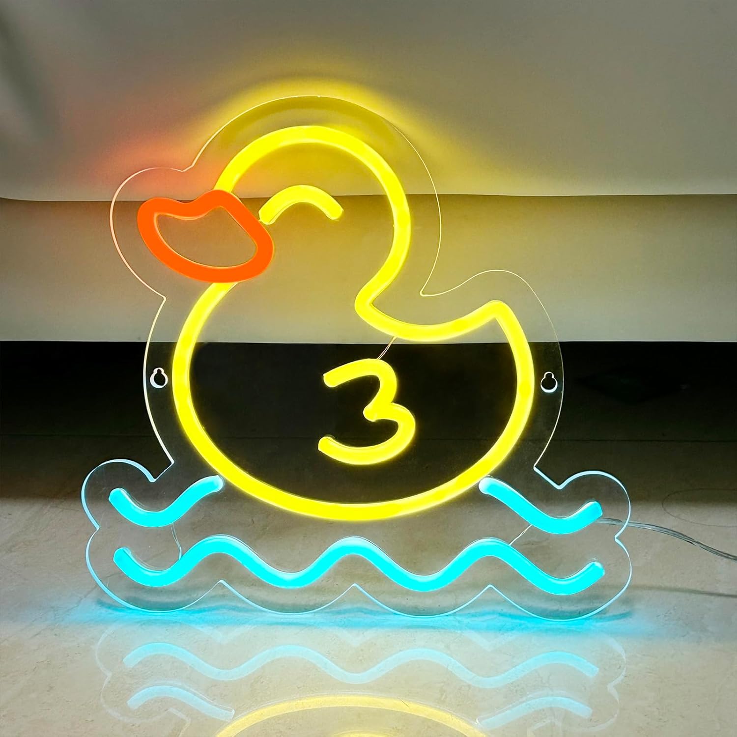 Duck  Neon Sign LED Wall Art U - Baby Nursery Wall Lights 评论和价格
