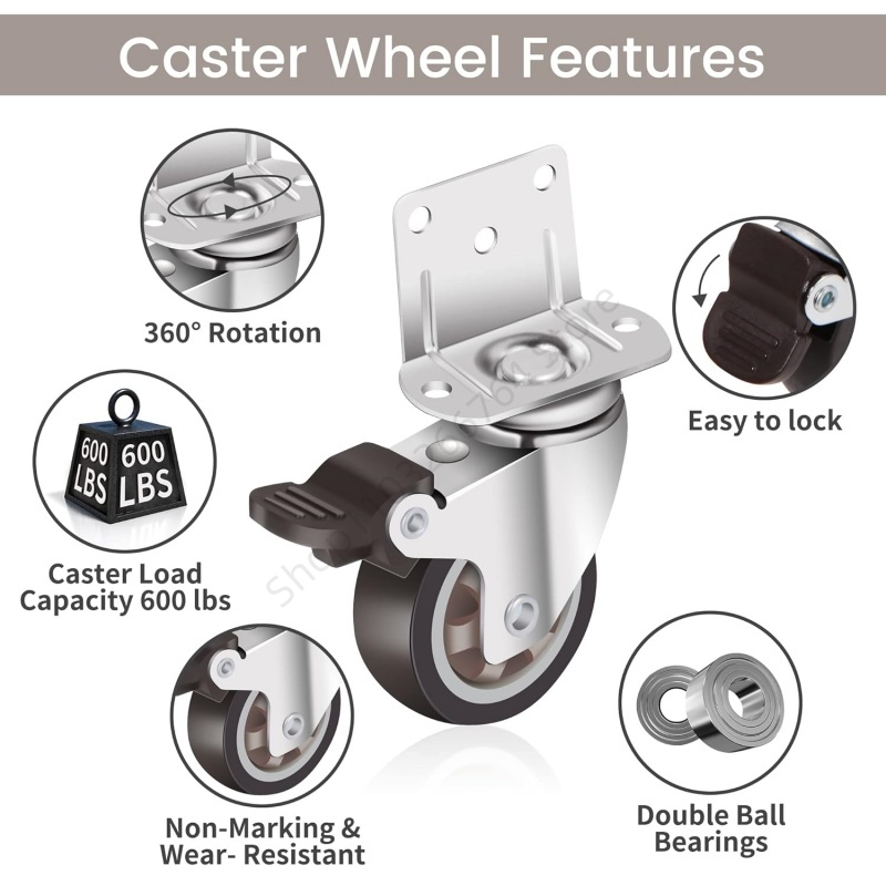 4Pcs L Type Heavy Duty Furnitu - Baby Nursery Trolley 评论和价格