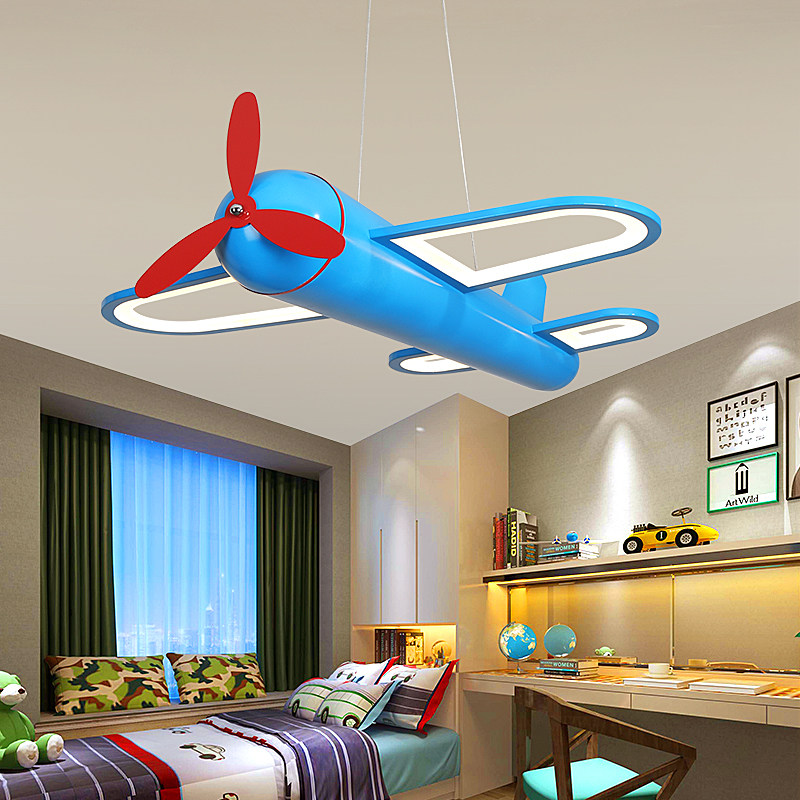 Creative Blue Yellow Airplane  - Baby Nursery Boy 评论和价格