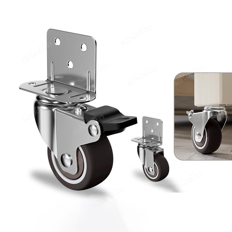 4pcs L-shaped Furniture Caster - Baby Nursery Trolley 评论和价格