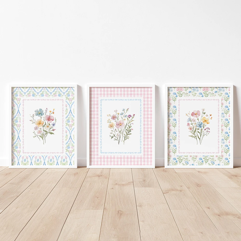 3pcs frameless Canvas Painting - Baby Nursery Frames 评论和价格